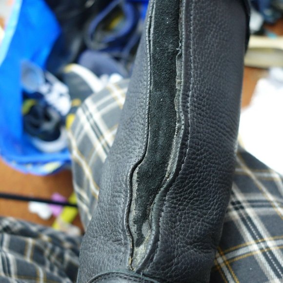 Harley Davidson Motorcycle Boot Women's 6 Black Full Zip High Top Leather Upper - Picture 7 of 12